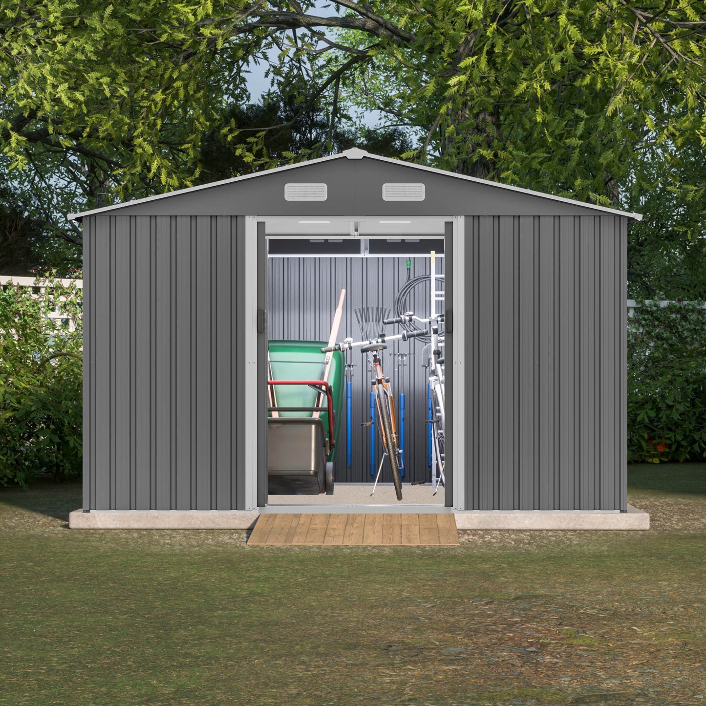 10x8 FT Outdoor Storage Shed