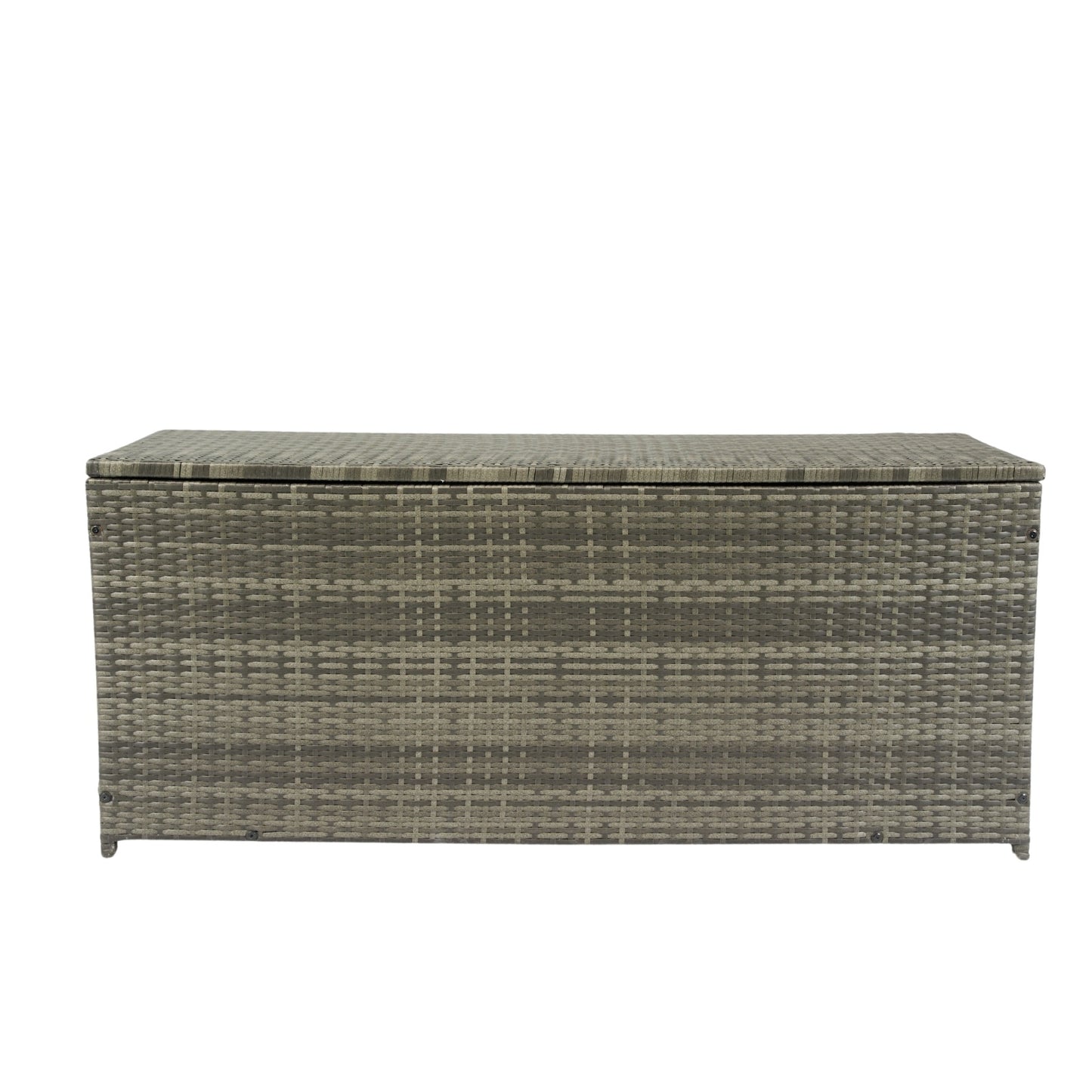 113 Gallon Wicker Patio Deck Box With Lid
