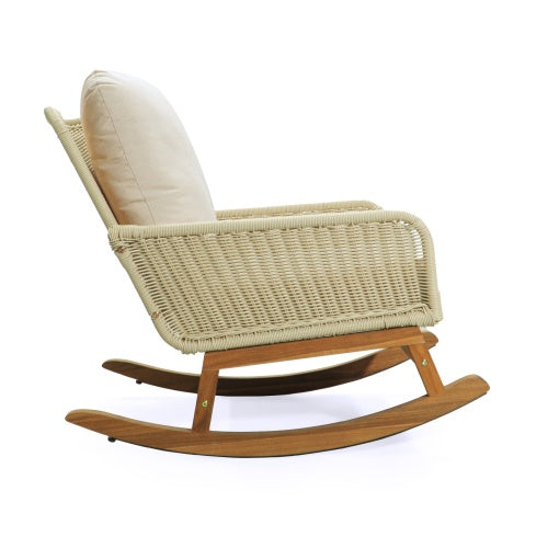 Contemporary Wicker Rocking Chair