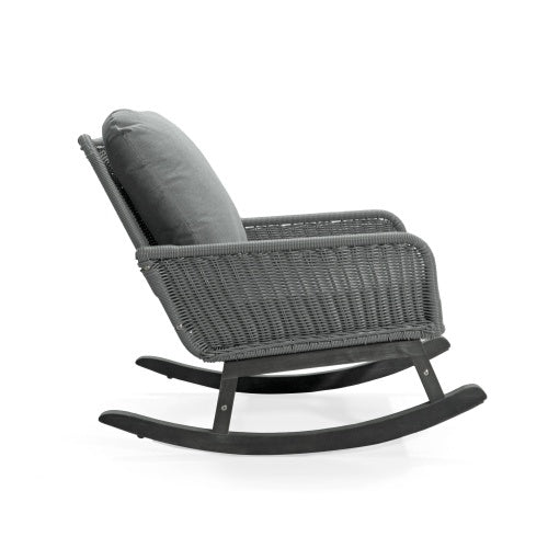 Contemporary Wicker Rocking Chair