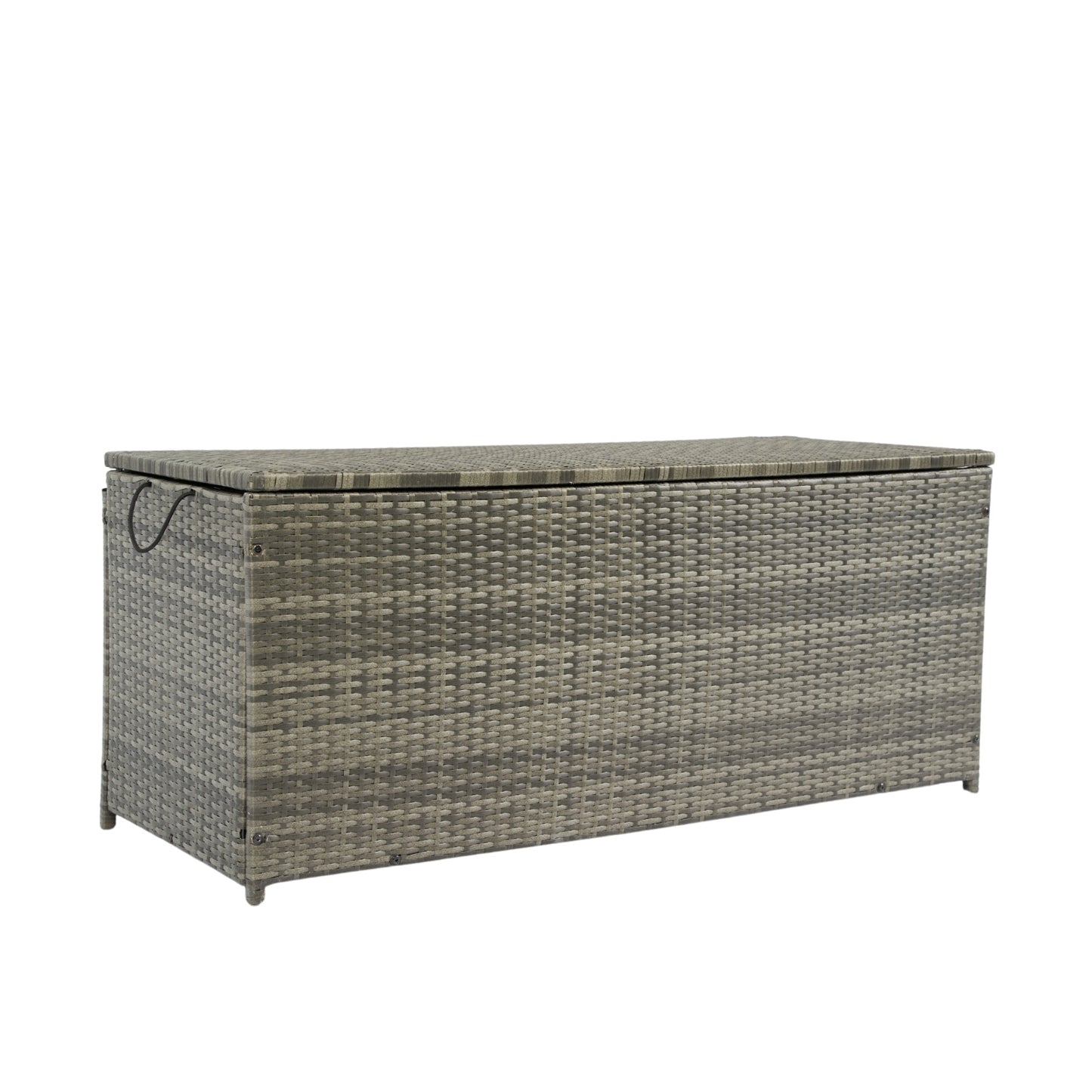 113 Gallon Wicker Patio Deck Box With Lid