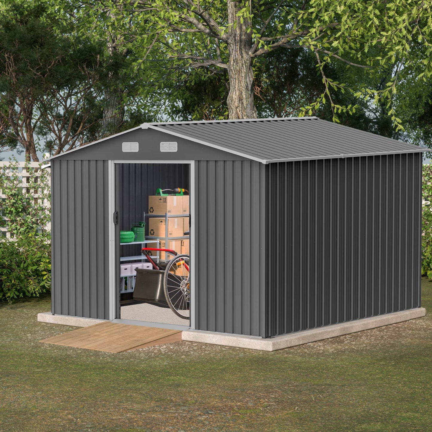 10x8 FT Outdoor Storage Shed
