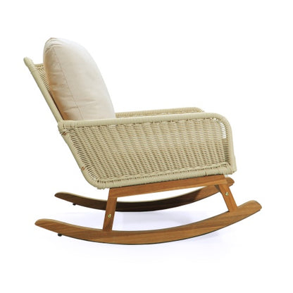 Contemporary Wicker Rocking Chair